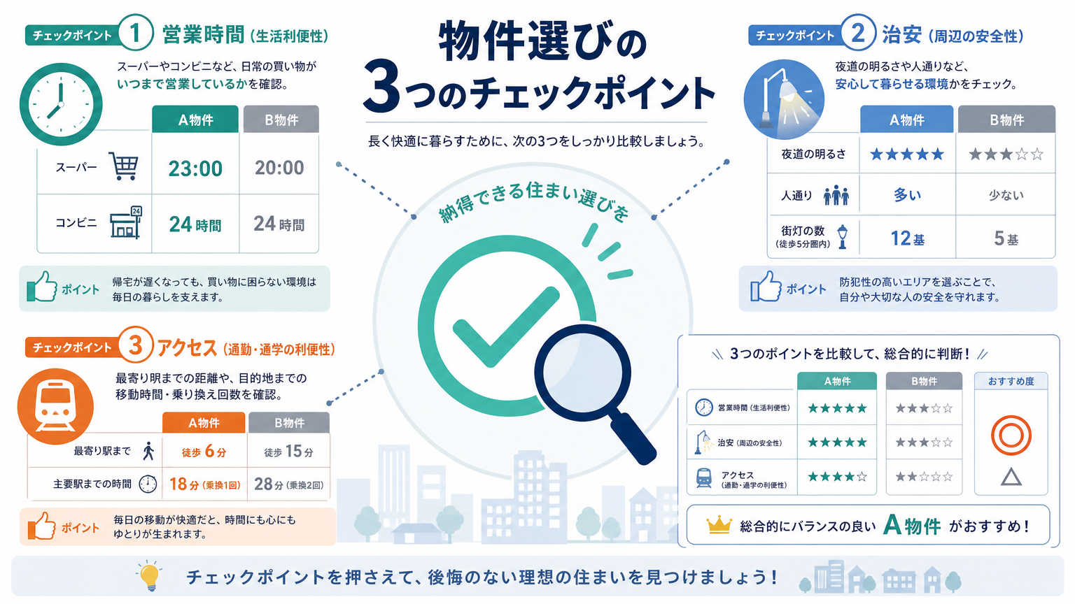商店街のある物件を選ぶときのチェックポイント